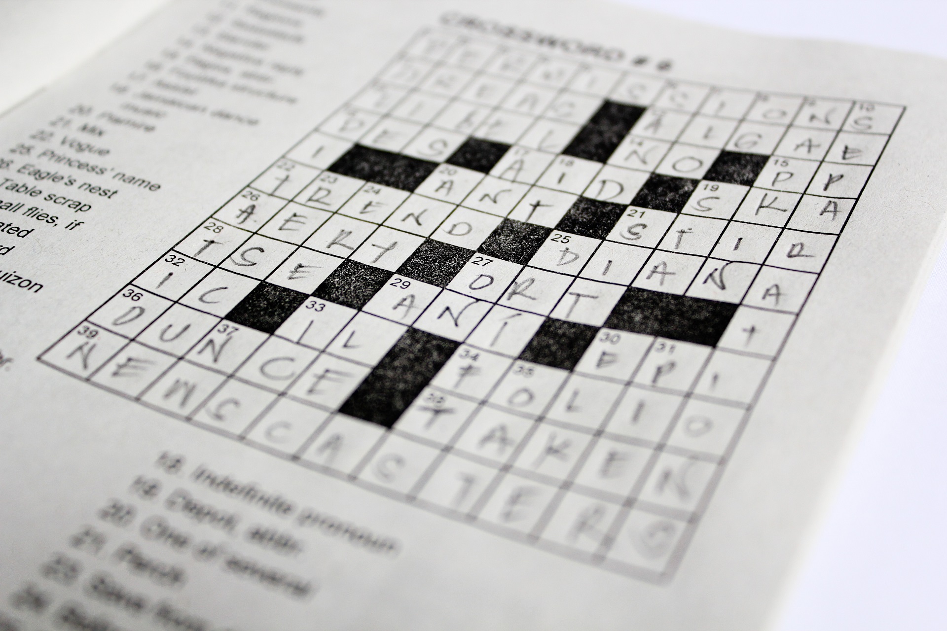 Make a crossword. Get help at a кроссворд. Horror crosswords. Cryptic Words.